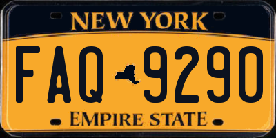 NY license plate FAQ9290