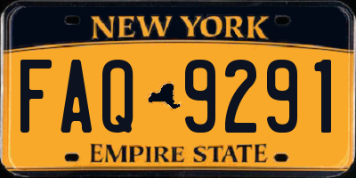 NY license plate FAQ9291