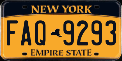 NY license plate FAQ9293