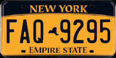NY license plate FAQ9295