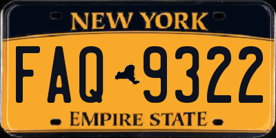 NY license plate FAQ9322