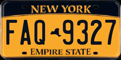NY license plate FAQ9327