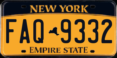 NY license plate FAQ9332