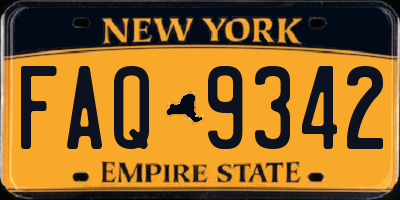 NY license plate FAQ9342