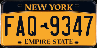 NY license plate FAQ9347