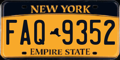 NY license plate FAQ9352