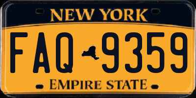 NY license plate FAQ9359