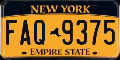 NY license plate FAQ9375