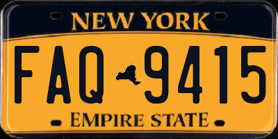 NY license plate FAQ9415
