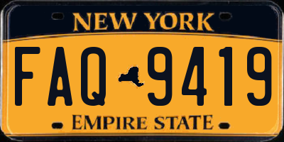 NY license plate FAQ9419