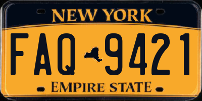 NY license plate FAQ9421