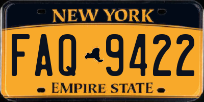 NY license plate FAQ9422