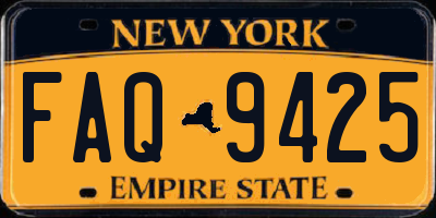 NY license plate FAQ9425