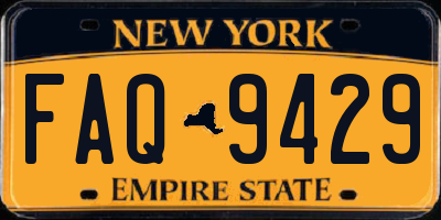 NY license plate FAQ9429