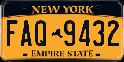 NY license plate FAQ9432