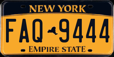 NY license plate FAQ9444
