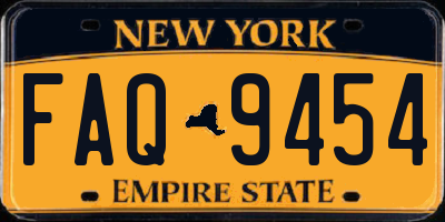 NY license plate FAQ9454