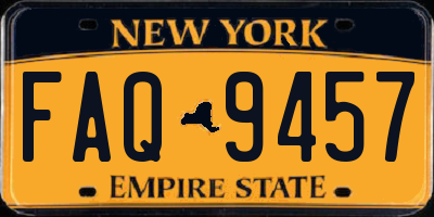 NY license plate FAQ9457
