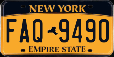 NY license plate FAQ9490