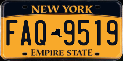 NY license plate FAQ9519