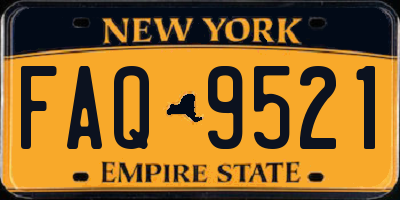NY license plate FAQ9521