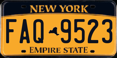 NY license plate FAQ9523