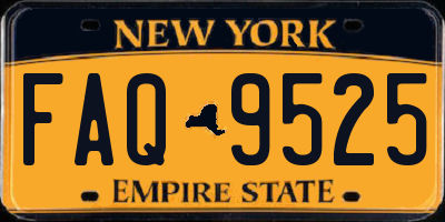 NY license plate FAQ9525