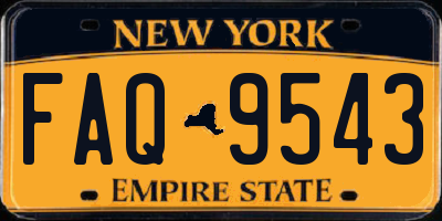 NY license plate FAQ9543