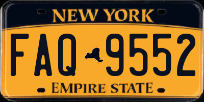 NY license plate FAQ9552