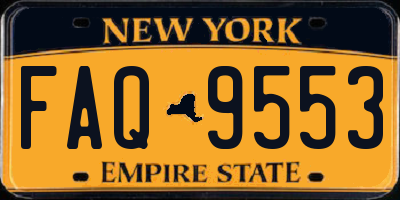 NY license plate FAQ9553