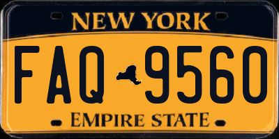 NY license plate FAQ9560