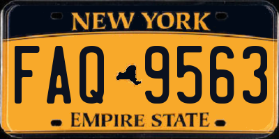 NY license plate FAQ9563