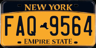 NY license plate FAQ9564