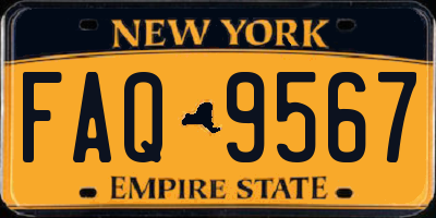 NY license plate FAQ9567