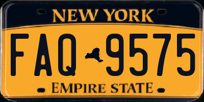 NY license plate FAQ9575