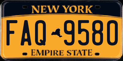 NY license plate FAQ9580