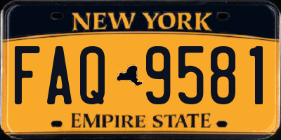 NY license plate FAQ9581