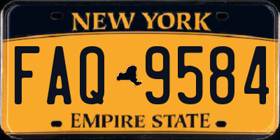NY license plate FAQ9584