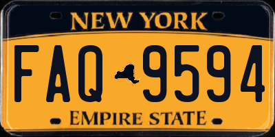 NY license plate FAQ9594