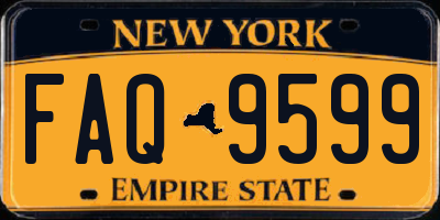 NY license plate FAQ9599