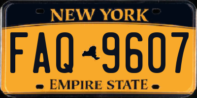NY license plate FAQ9607