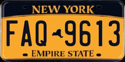 NY license plate FAQ9613