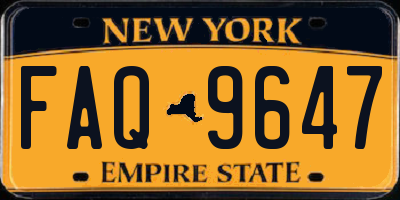 NY license plate FAQ9647