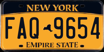 NY license plate FAQ9654