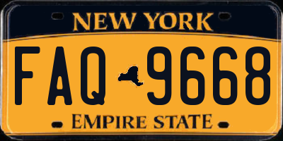 NY license plate FAQ9668