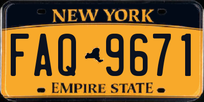 NY license plate FAQ9671