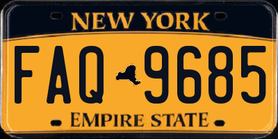 NY license plate FAQ9685