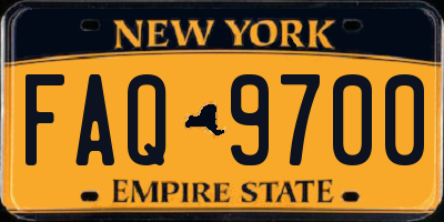 NY license plate FAQ9700