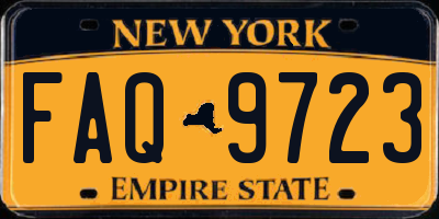 NY license plate FAQ9723