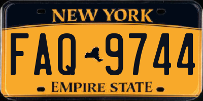 NY license plate FAQ9744